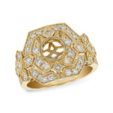 14KT Gold Semi-Mount Engagement Ring