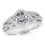 14KT Gold Semi-Mount Engagement Ring