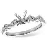 14KT Gold Semi-Mount Engagement Ring