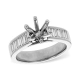 14KT Gold Semi-Mount Engagement Ring