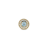 March Birthstone Necklace Charm