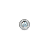 March Birthstone Necklace Charm