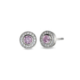 October Birthstone Stud Earrings