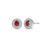 January Birthstone Stud Earrings