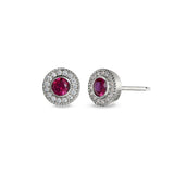 July Birthstone Stud Earrings