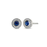 September Birthstone Stud Earrings