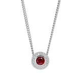 January Birthstone Pendant