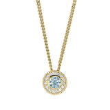 March Birthstone Pendant