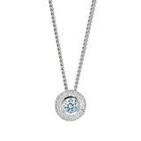 March Birthstone Pendant