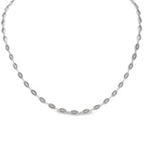 Three Stone Marquis Chain Necklace