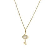 Micropave Key Pendant