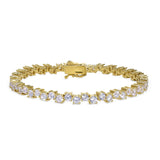 Staggered Stone Tennis Bracelet