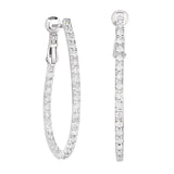 Teardrop Hoop Earrings