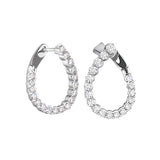 Sideways Hoop Earrings