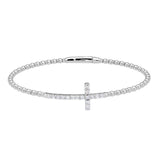 Single Cross Flex Bracelet