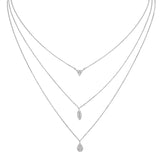 Three Chain Layered Necklace