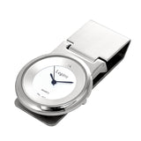 Round Watch Hinged Money Clip