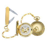 Industrial Cable Edge Mechanical Pocket Watch Set