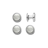 Round Mother of Pearl Stud Set