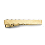 Florentine Tie Bar with Scalloped Edge