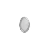 Oval Tie Tack with Lined Border