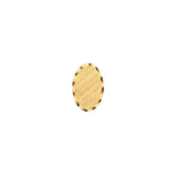 Oval Florentine Tie Tack with Scalloped Edge