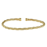 Tightly Twisted Cable Cuff Bracelet
