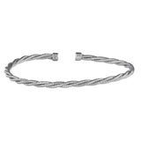Tightly Twisted Cable Cuff Bracelet