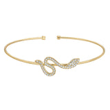 Snake Cable Cuff Bracelet