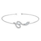 Snake Cable Cuff Bracelet