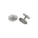 Oval Waffle Cufflinks
