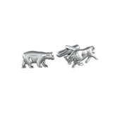 Bull and Bear Cufflinks