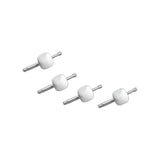 Polished Cushion Cut Stud Set