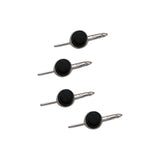 Round Onyx Stud Set