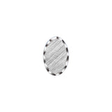 Florentined Oval Tie Tack with Scalloped Border