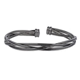 Twisted Omega Cuff Bracelet