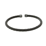 Twisted Cable Cuff Bracelet