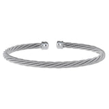 Twisted Cable Cuff Bracelet
