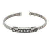 Cuff Bracelet with Central Celtic Plate
