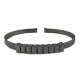 Cuff Bracelet with Six Link Central Plate