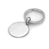Polished Round Key Ring