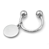 Screwball Key Ring with Round Tag