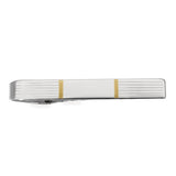 Two Tone Lined Tie Bar