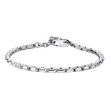 3.5mm Rounded Box Link Bracelet