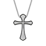 Passion Cross with Pinstripe Border