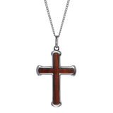 Wooden Cross with Rounded Ends