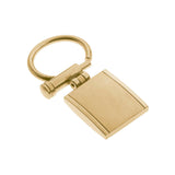 Brushed Key Ring with Lined Edge