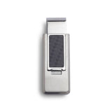 Black Carbon Fiber Flip Money Clip