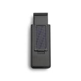 Black Carbon Fiber Flip Money Clip