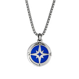 Nautical Blue Compass Pendant